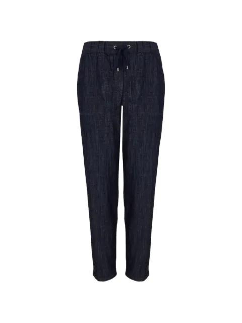 drawstring-waistband jeans by LORENA ANTONIAZZI