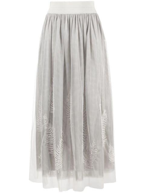 embellished tulle skirt by LORENA ANTONIAZZI