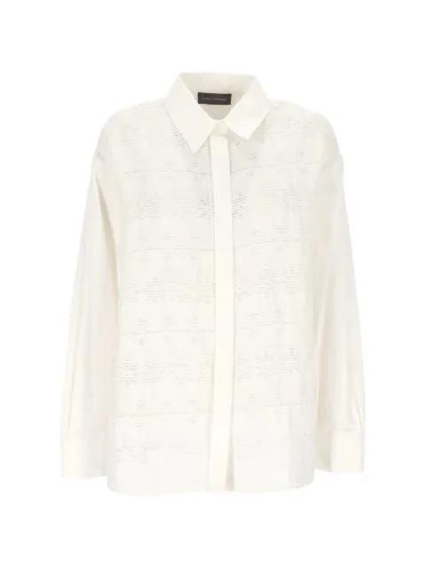 fil-coupé long-sleeve shirt by LORENA ANTONIAZZI