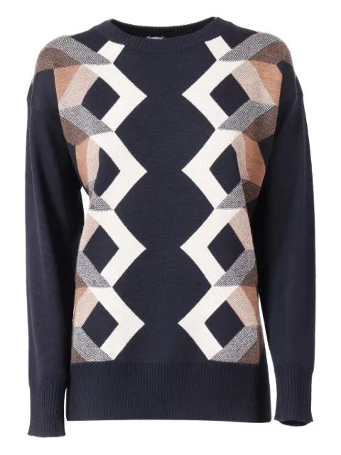 geometric-pattern sweater by LORENA ANTONIAZZI