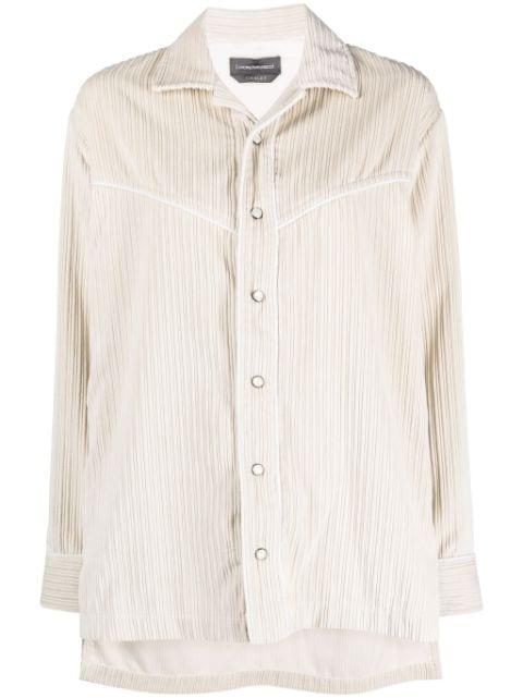 long-sleeve corduroy shirt by LORENA ANTONIAZZI
