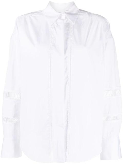 long-sleeved cotton shirt by LORENA ANTONIAZZI