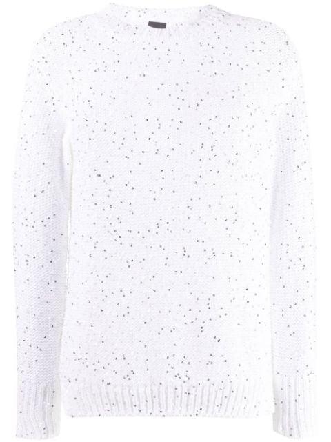 sequin detailing sweater by LORENA ANTONIAZZI