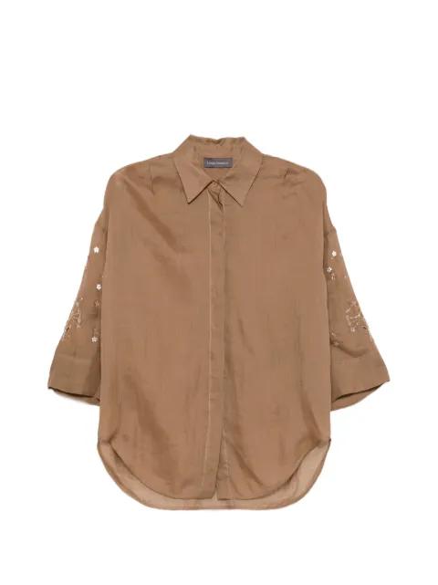 sequin-embellished shirt by LORENA ANTONIAZZI