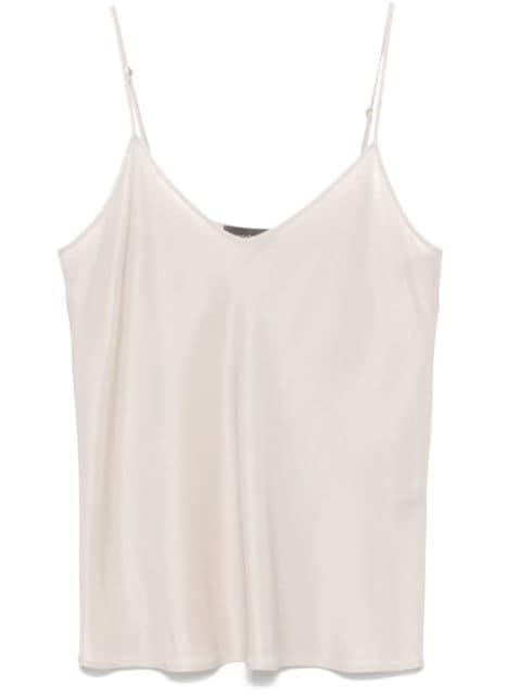 sheer tank top by LORENA ANTONIAZZI