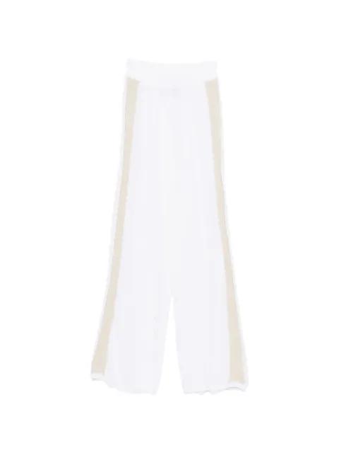 side-stripe trousers by LORENA ANTONIAZZI