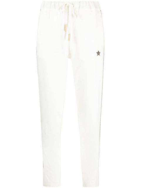 star-patch track pants by LORENA ANTONIAZZI