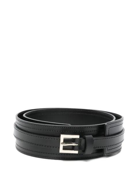 stitched buckle belt by LORENA ANTONIAZZI