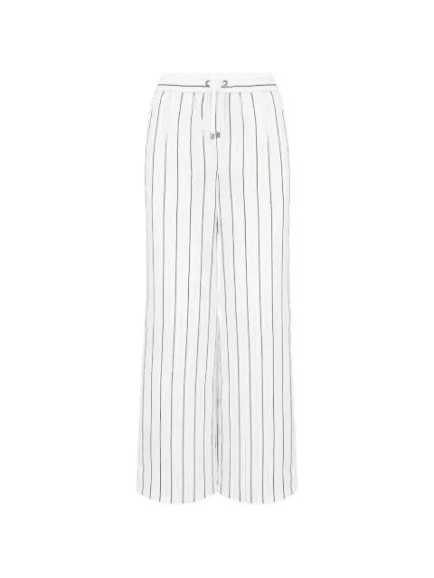 striped drawstring trousers by LORENA ANTONIAZZI