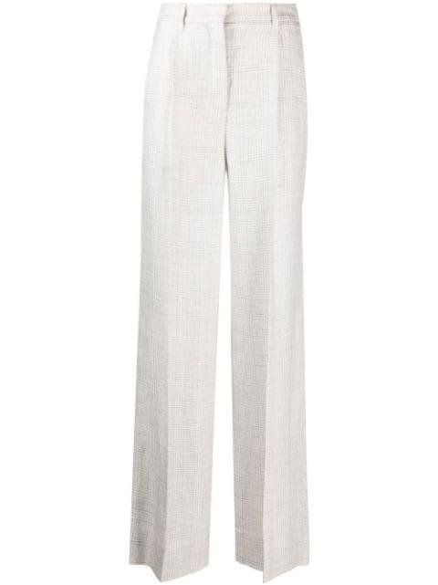 tailored straight-leg trousers by LORENA ANTONIAZZI