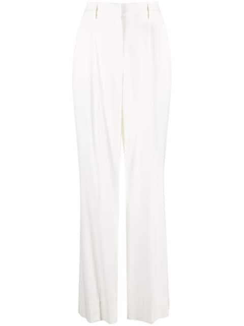 wide-leg straight trousers by LORENA ANTONIAZZI