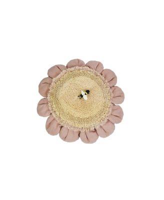 Pink Daisy Cushion - 2' 4" by LORENA CANALS