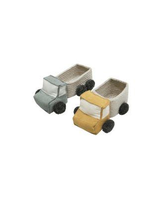 Set of mini Truck Basket - 3" x 9" x 5" & 3" x 8" x 5" by LORENA CANALS