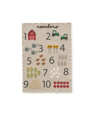 Wall Hanger Farm Numbers - Age 3+ Years by LORENA CANALS