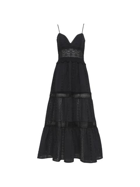 Demi cotton midi dress by LORETTA CAPONI