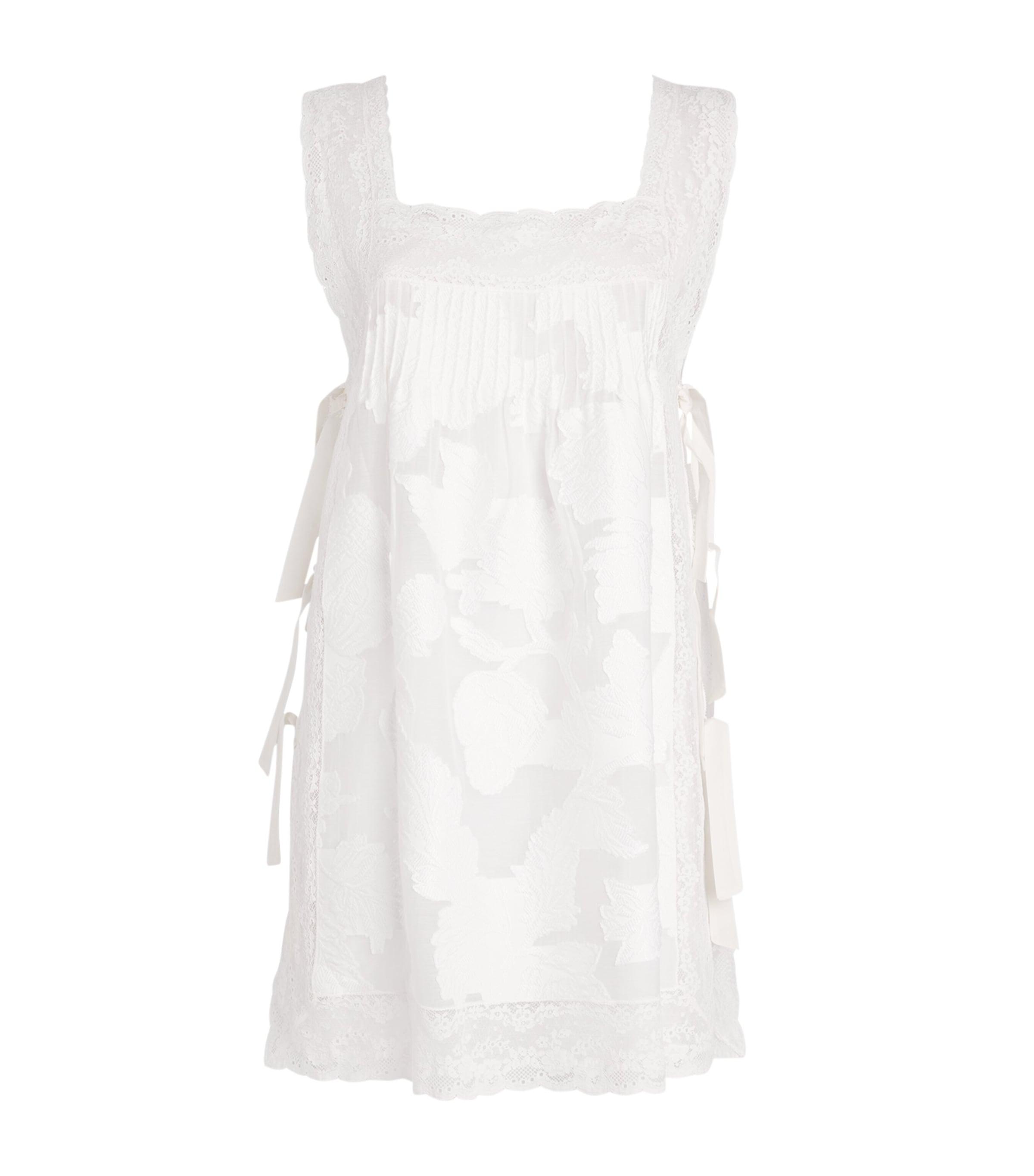 Loretta Caponi Lace-Trim Fiocchini Top by LORETTA CAPONI