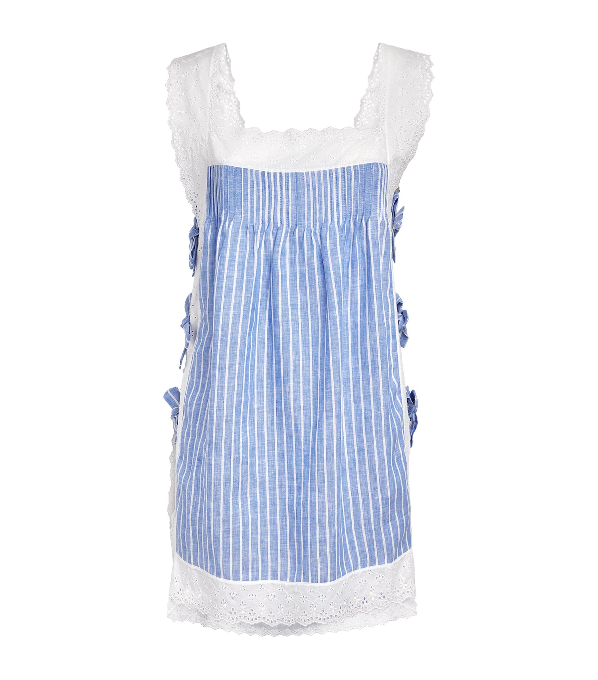Loretta Caponi Linen Fiocchini Top by LORETTA CAPONI