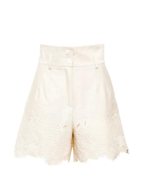 Rocchetta scalloped shorts by LORETTA CAPONI