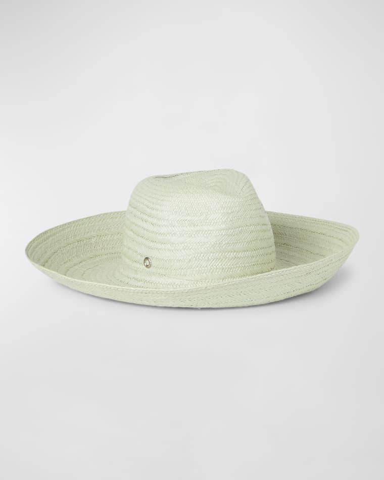 Akemi Straw Fedora by LORO PIANA