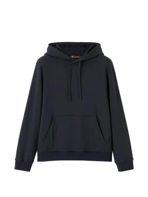Andamane pouch-pocket hoodie by LORO PIANA