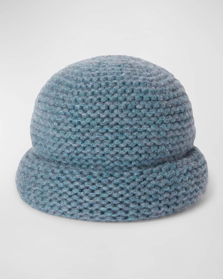 Ashi Crochet Cashmere Beanie by LORO PIANA