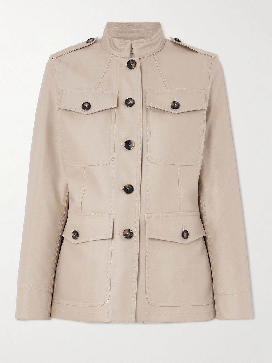 Ashley cotton and silk-blend twill jacket by LORO PIANA