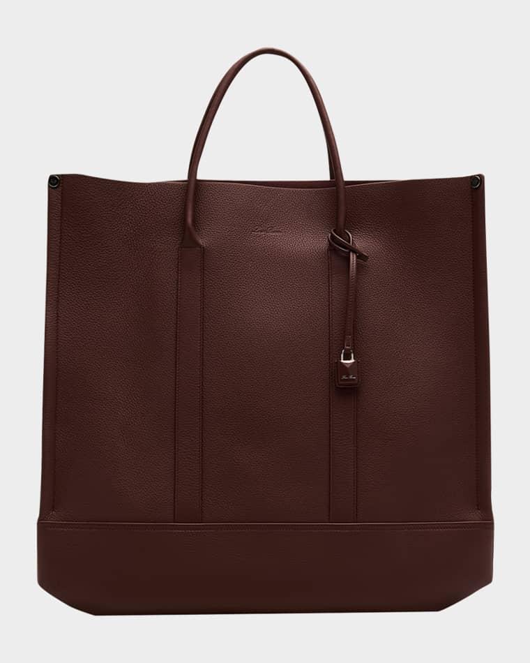Beam Leather Tote Bag by LORO PIANA