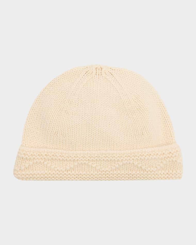 Carezza Cashmere Coarsehair Beanie by LORO PIANA