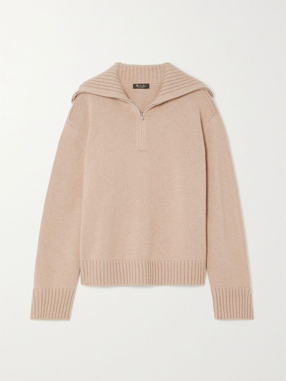 Cashmere half-zip sweater by LORO PIANA