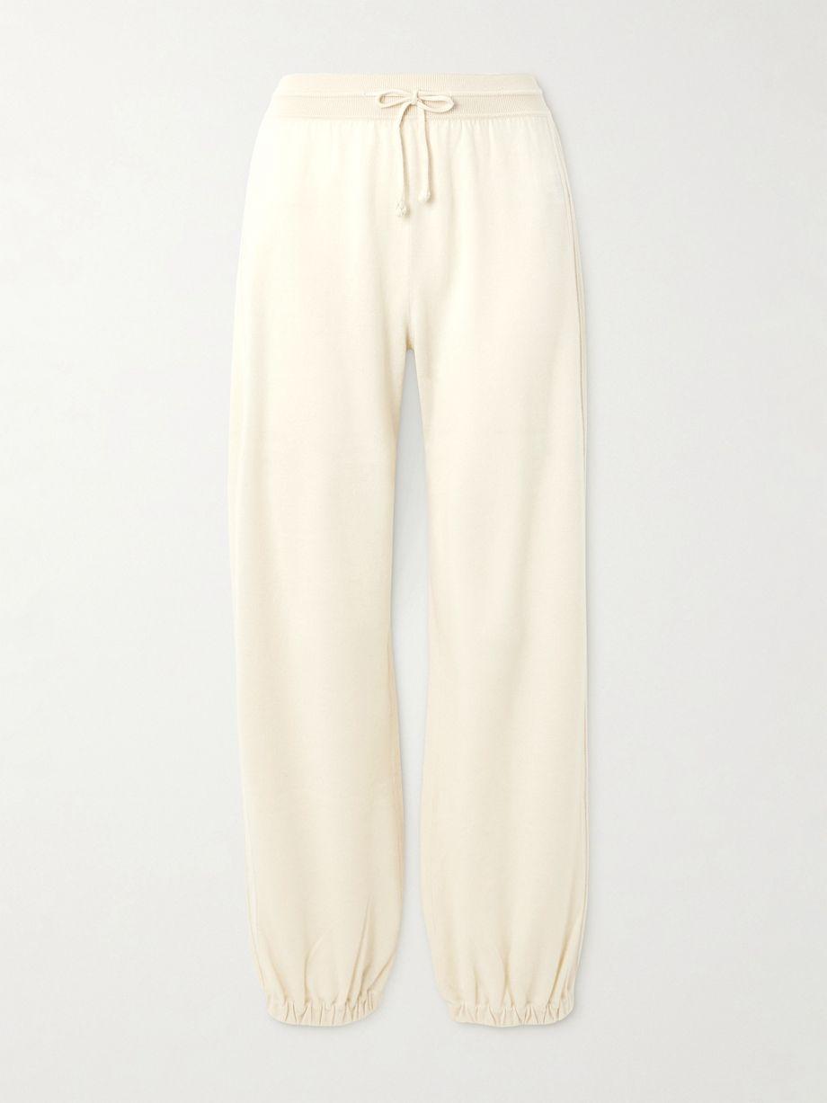 Cashmere tapered track pants by LORO PIANA