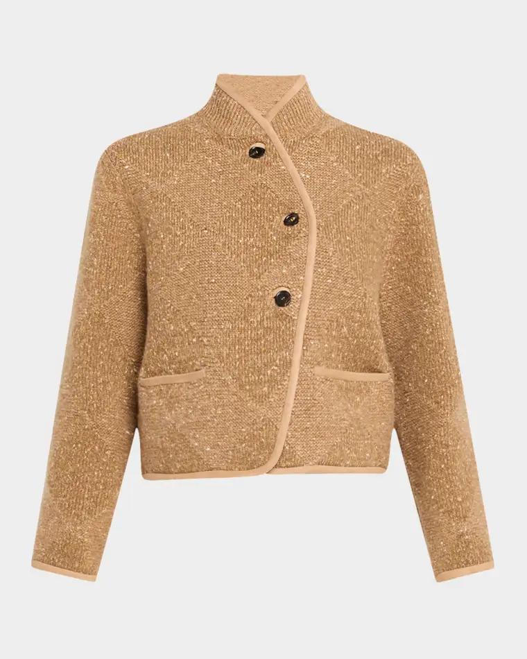 Cernobbio Cashmere-Linen Single-Breasted Jacket by LORO PIANA