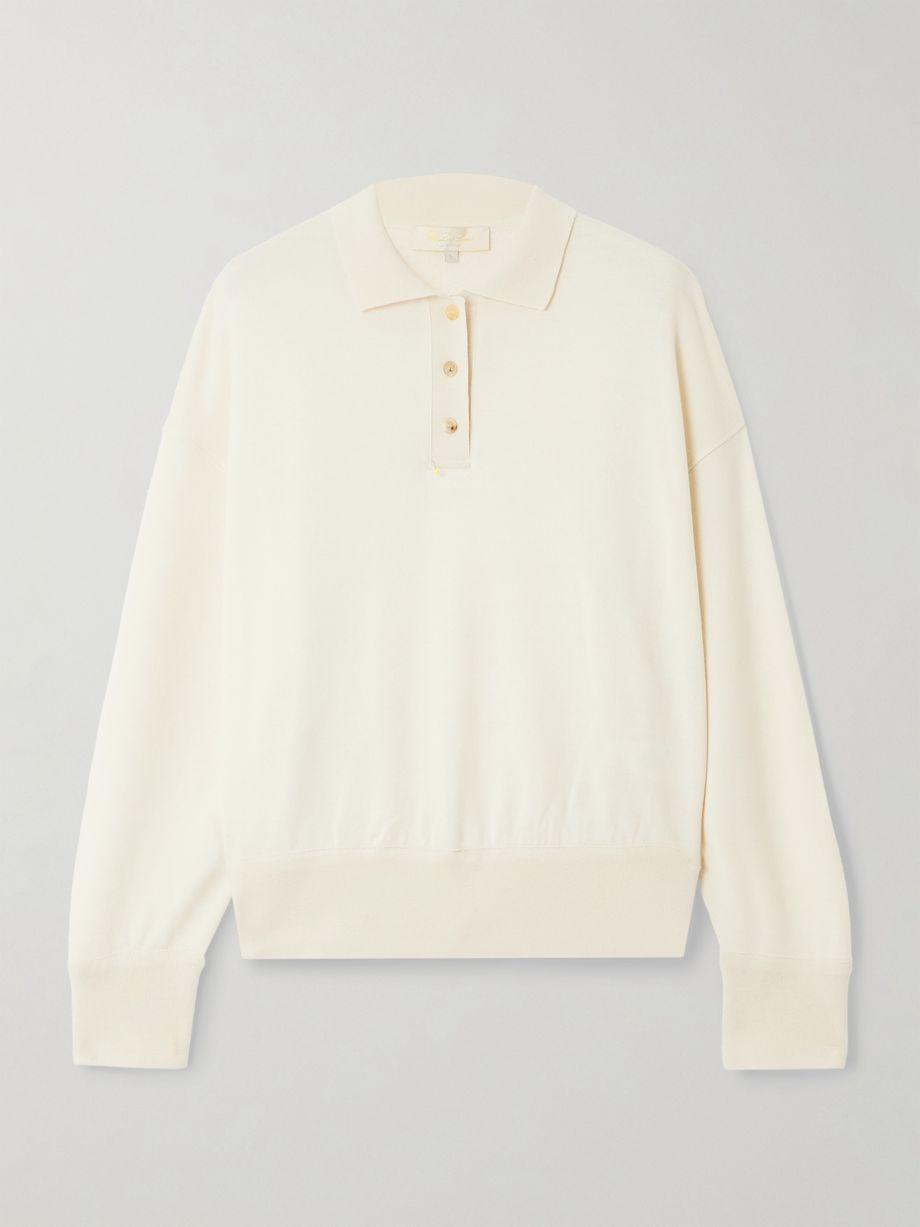 Cocooning cashmere polo sweater by LORO PIANA