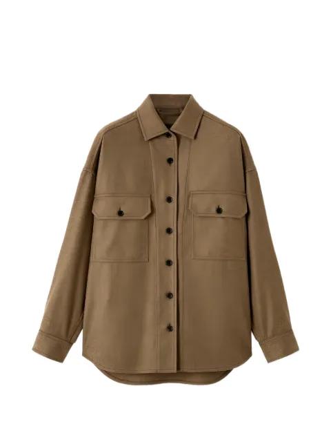 Darby chest-pockets button shirt jacket by LORO PIANA