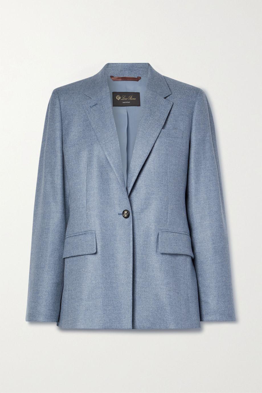 Dorina cashmere-flannel blazer by LORO PIANA