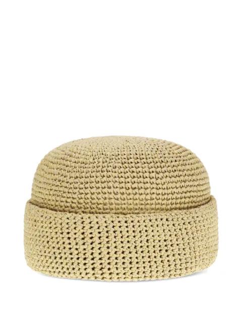 Doroteo crochet-knit beanie hat by LORO PIANA