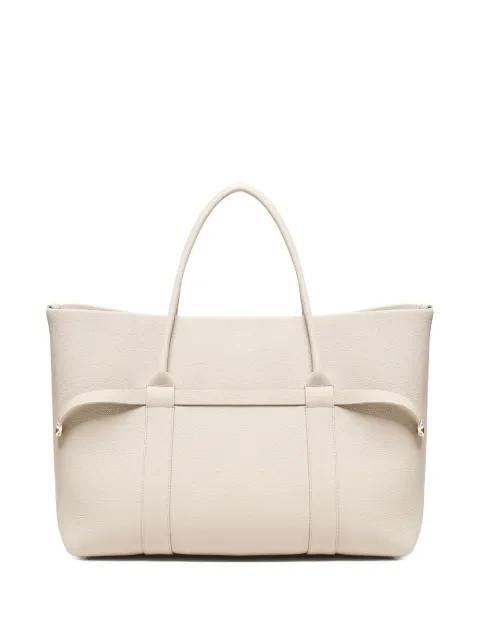 Ghiera calfskin-leather shopper bag by LORO PIANA