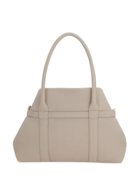Ghiera leather top-handle tote bag by LORO PIANA