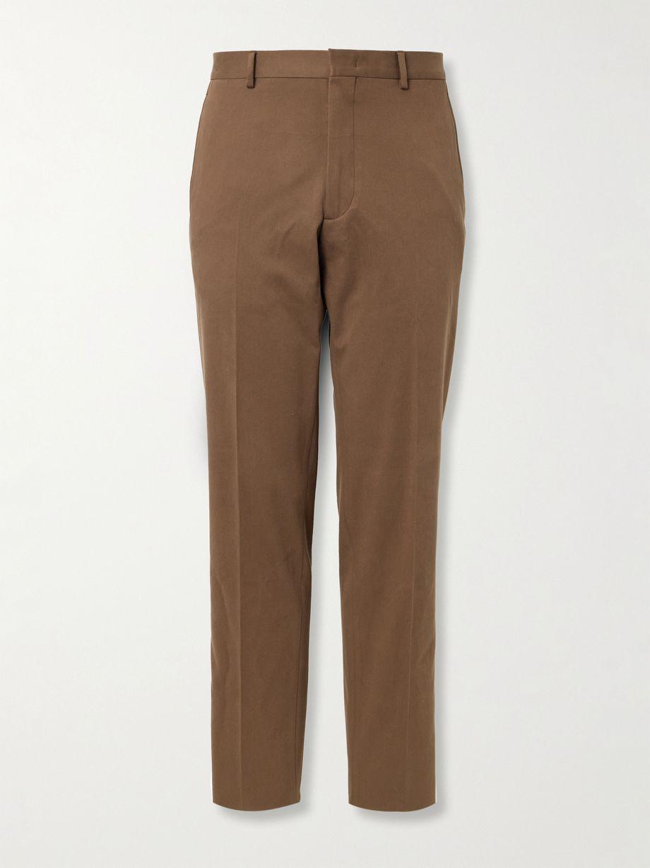 Jarno Austin Straight-Leg Stretch-Cotton Twill Trousers by LORO PIANA