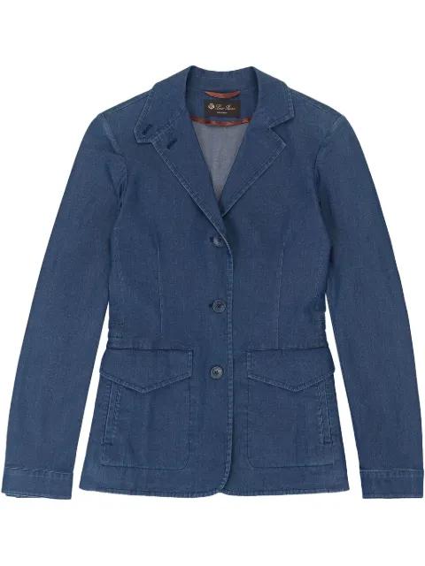 Kelsey denim blazer by LORO PIANA