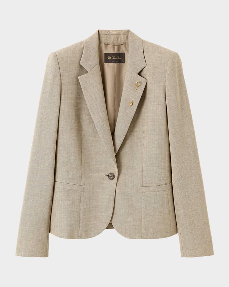 Lindy Single-Breasted Jacket by LORO PIANA
