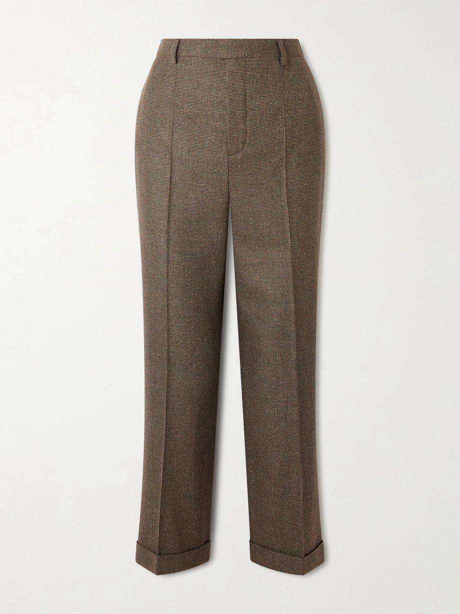 Louis cropped wool and cashmere-blend straight-leg pants by LORO PIANA