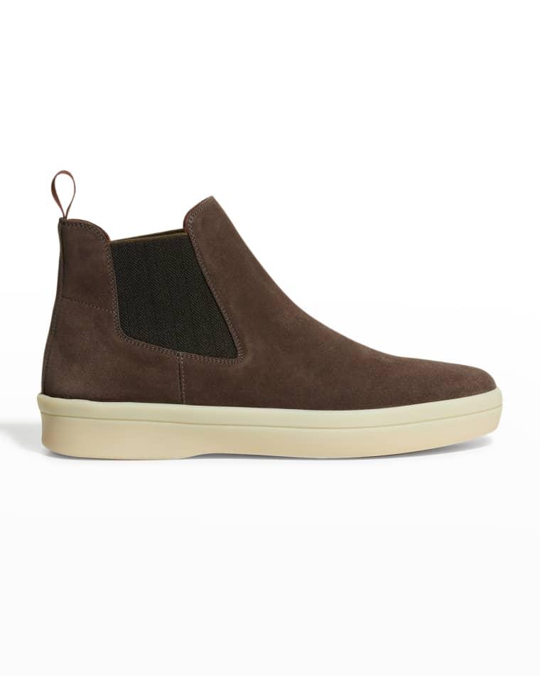Men's Ultimate Walk Suede Chelsea Boots by LORO PIANA