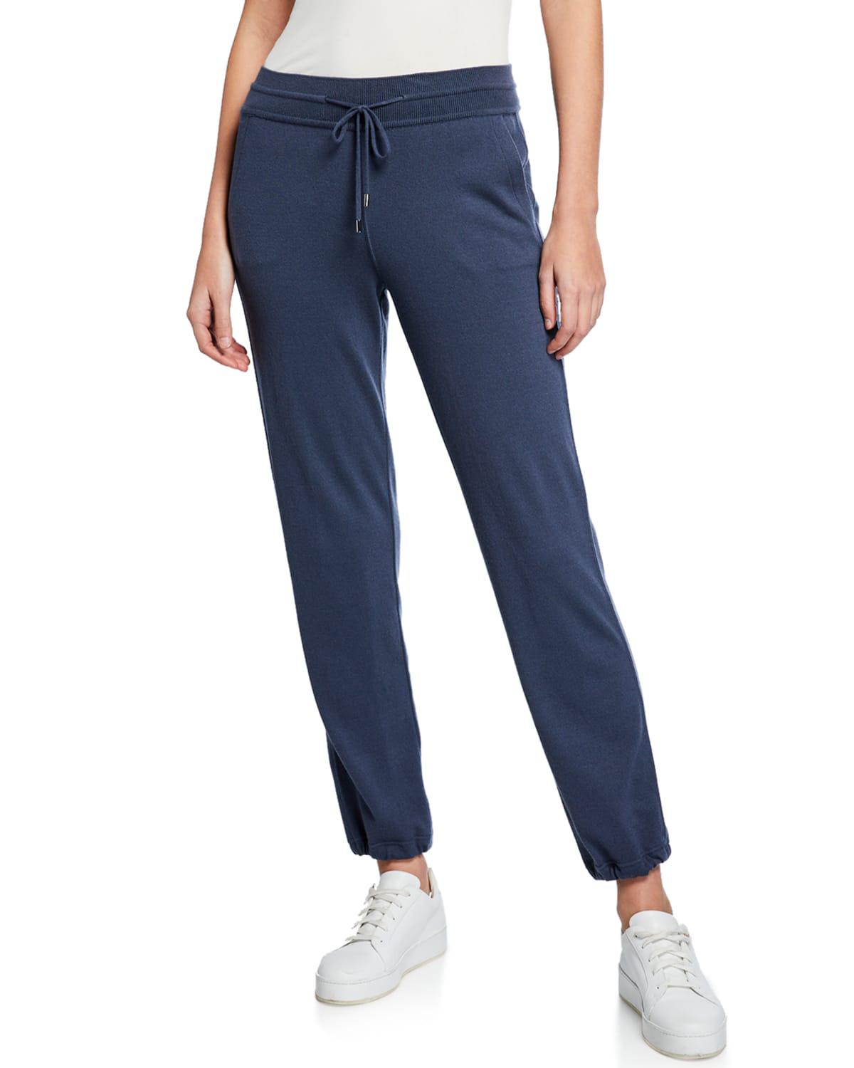 Merano Cashmere Drawstring Jogger Pants by LORO PIANA