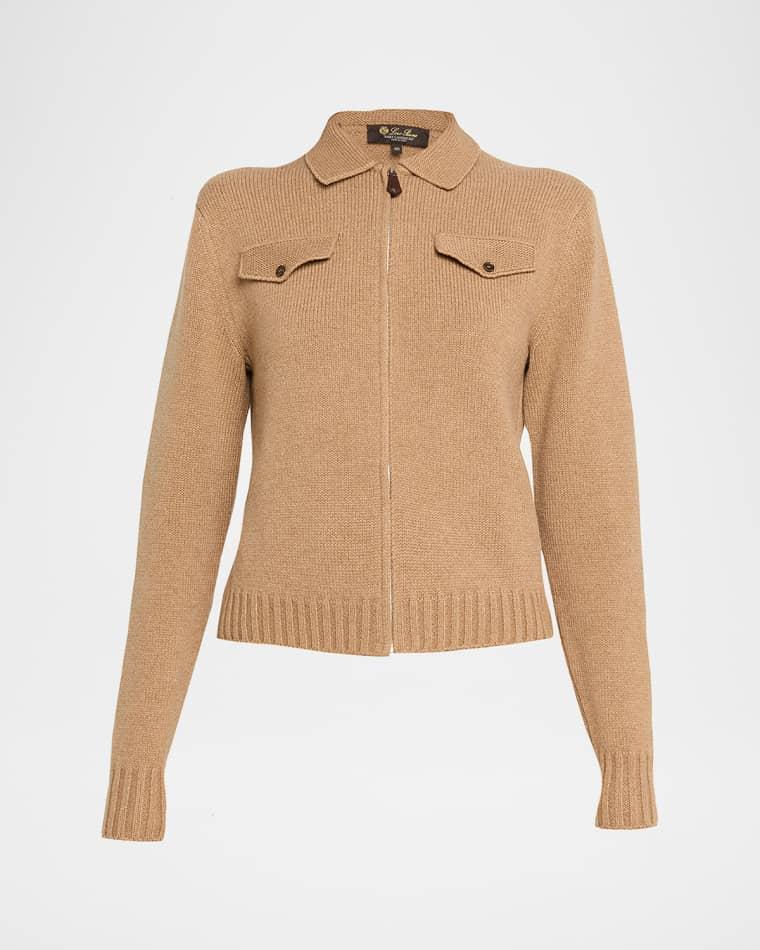 Parksville Cashmere Bomber Jacket by LORO PIANA