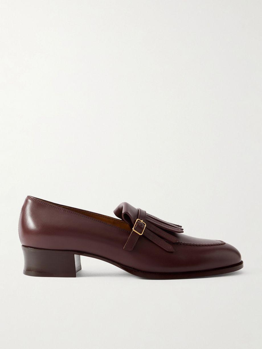 Pennan fringed leather loafers by LORO PIANA