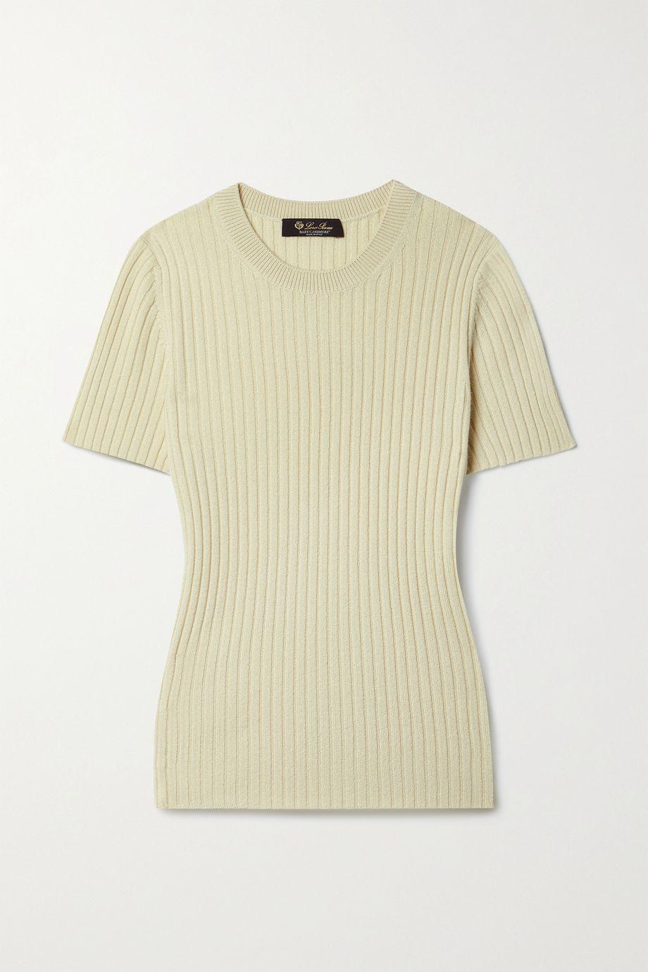 Ribbed cashmere sweater by LORO PIANA