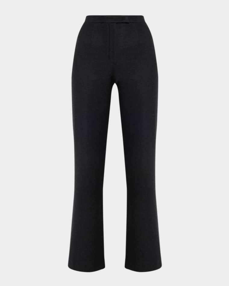 Robin Wool-Cashmere Straight-Leg Pants by LORO PIANA
