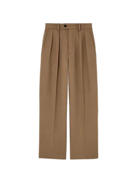 Rodger pleated wool trousers by LORO PIANA