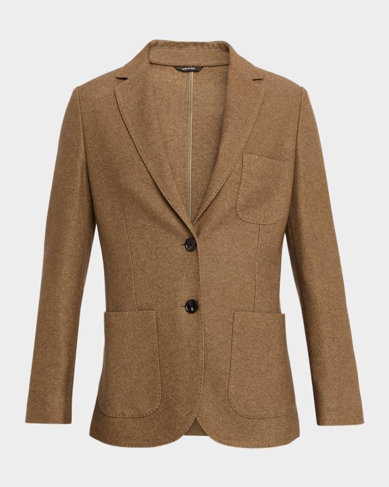 Single-Breasted Cashmere Jacket by LORO PIANA
