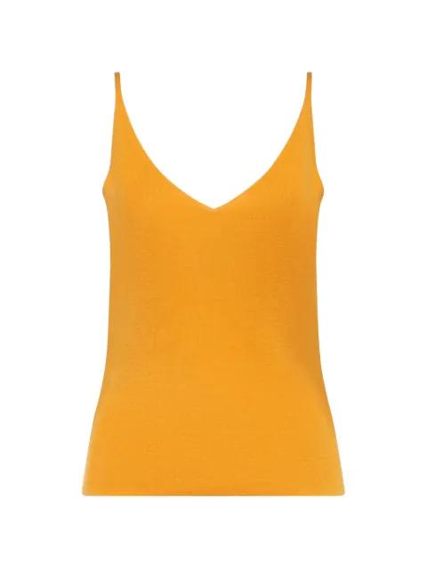 V-neck knitted top by LORO PIANA